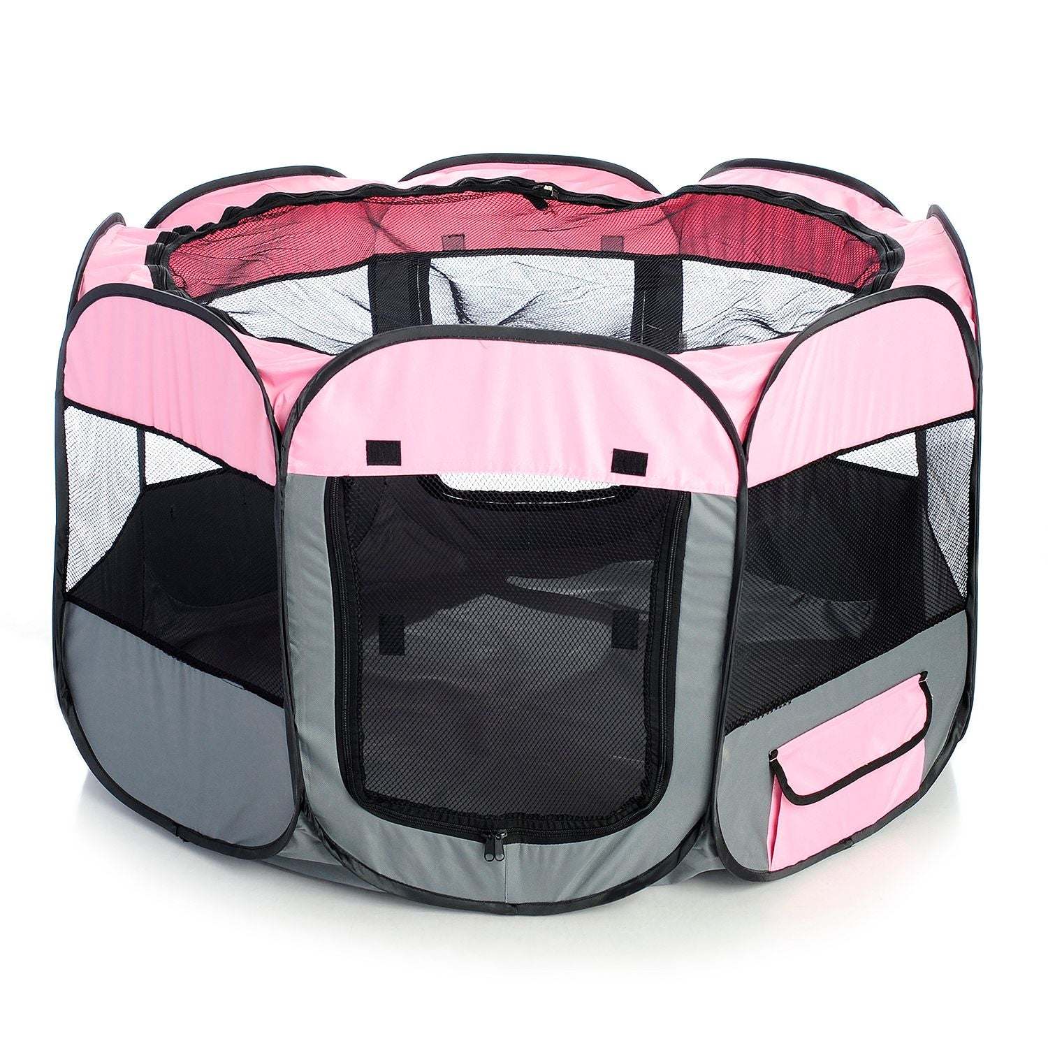 All-Terrain' Lightweight Easy Folding Wire-Framed Collapsible Travel Pet Playpen - Mountain Lakes Mall