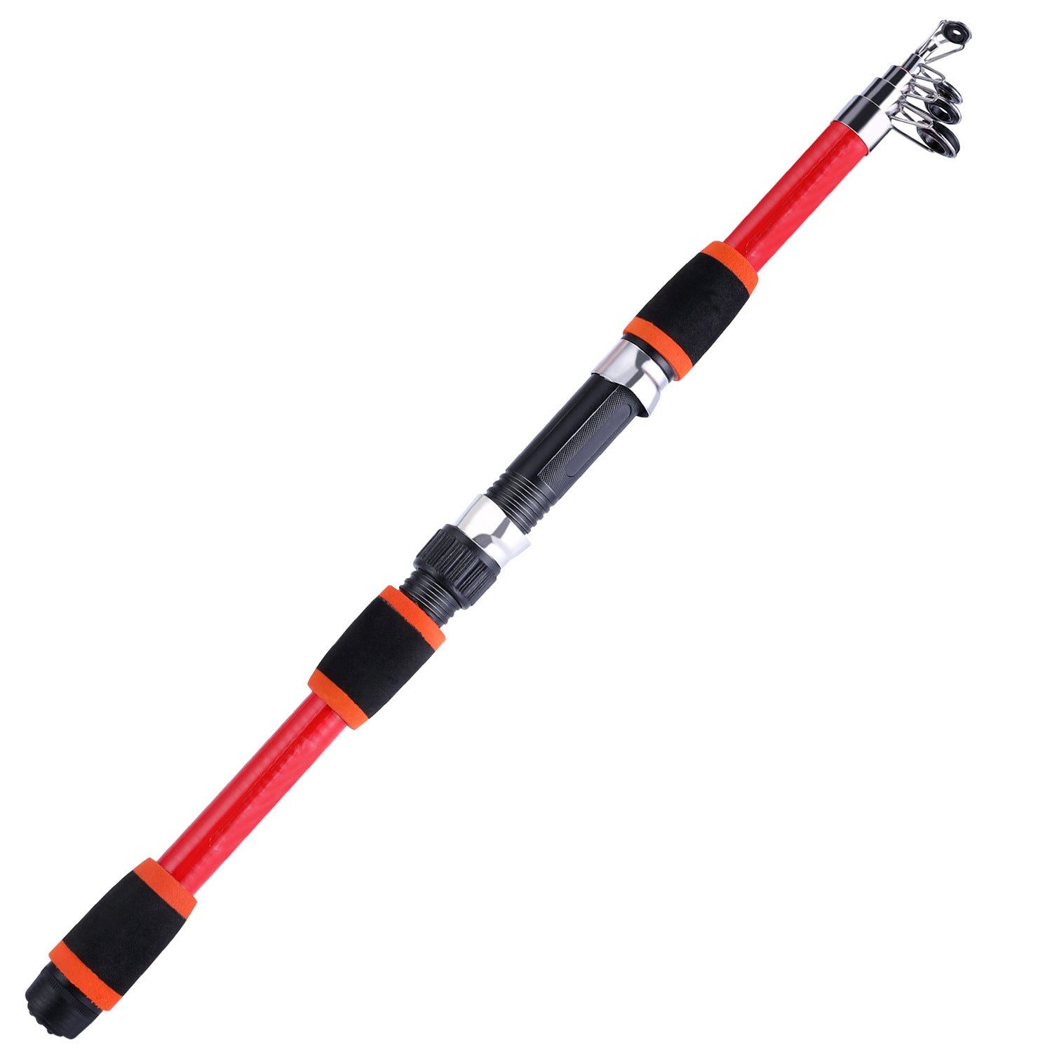 Sougayilang Travel Telescopic Fishing Rod Glass Fiber Fishing Pole - Mountain Lakes Mall