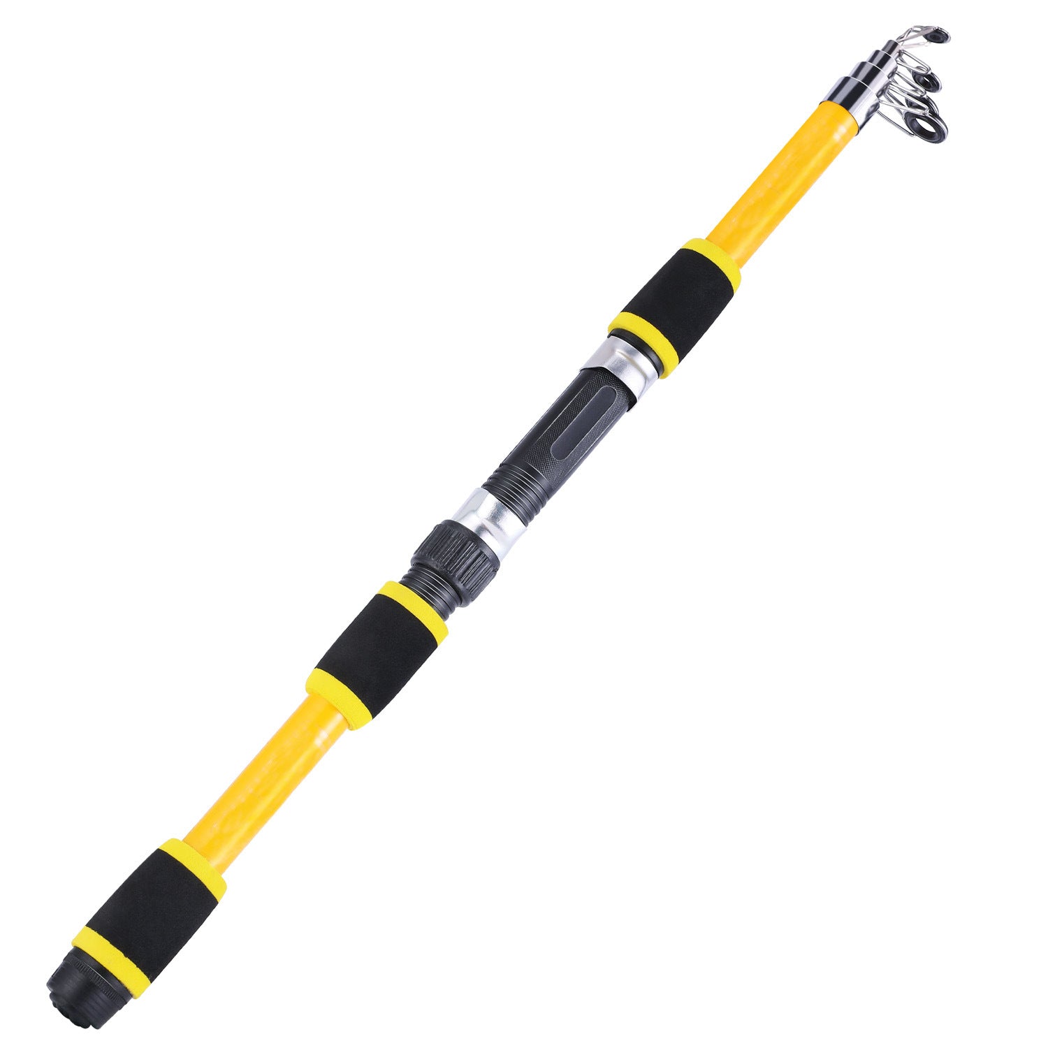 Sougayilang Travel Telescopic Fishing Rod Glass Fiber Fishing Pole - Mountain Lakes Mall