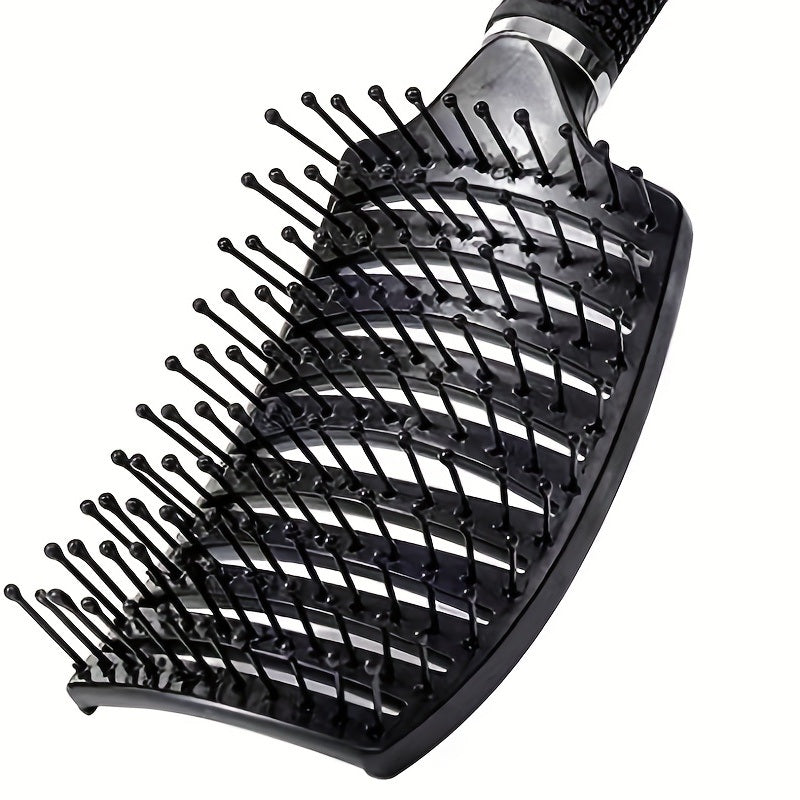 Curved Vented Styling Hair Brushes with Detangling Pins - Mountain Lakes Mall