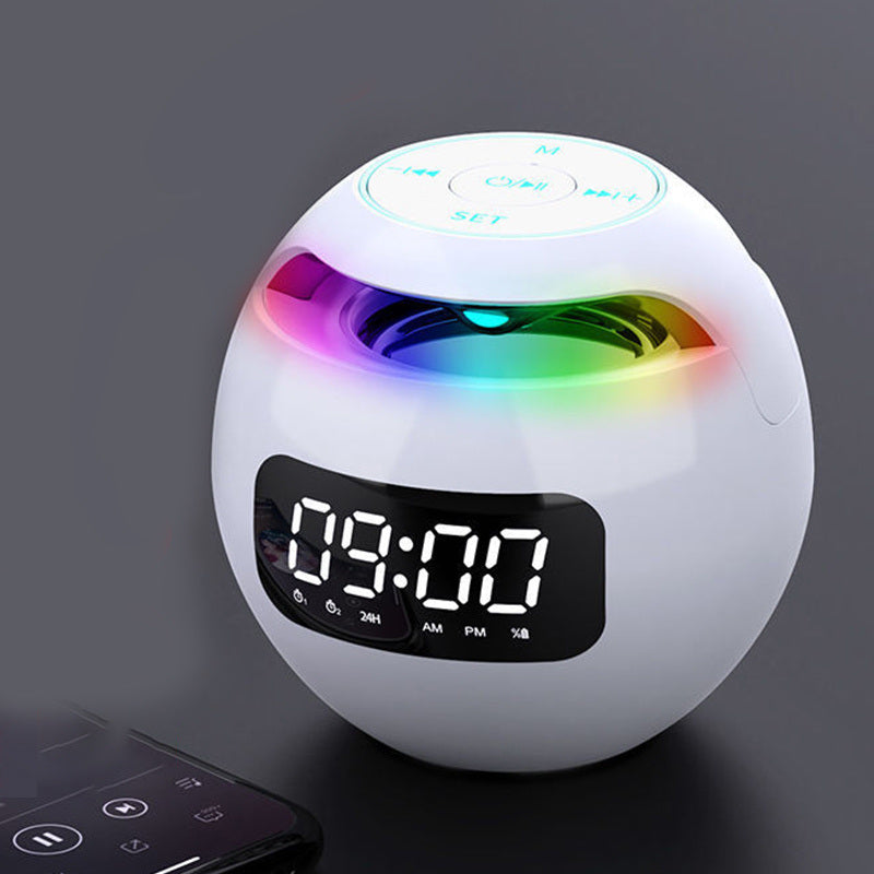 Wireless Portable Speaker With Clock Alarm & Human Body Induction - Mountain Lakes Mall