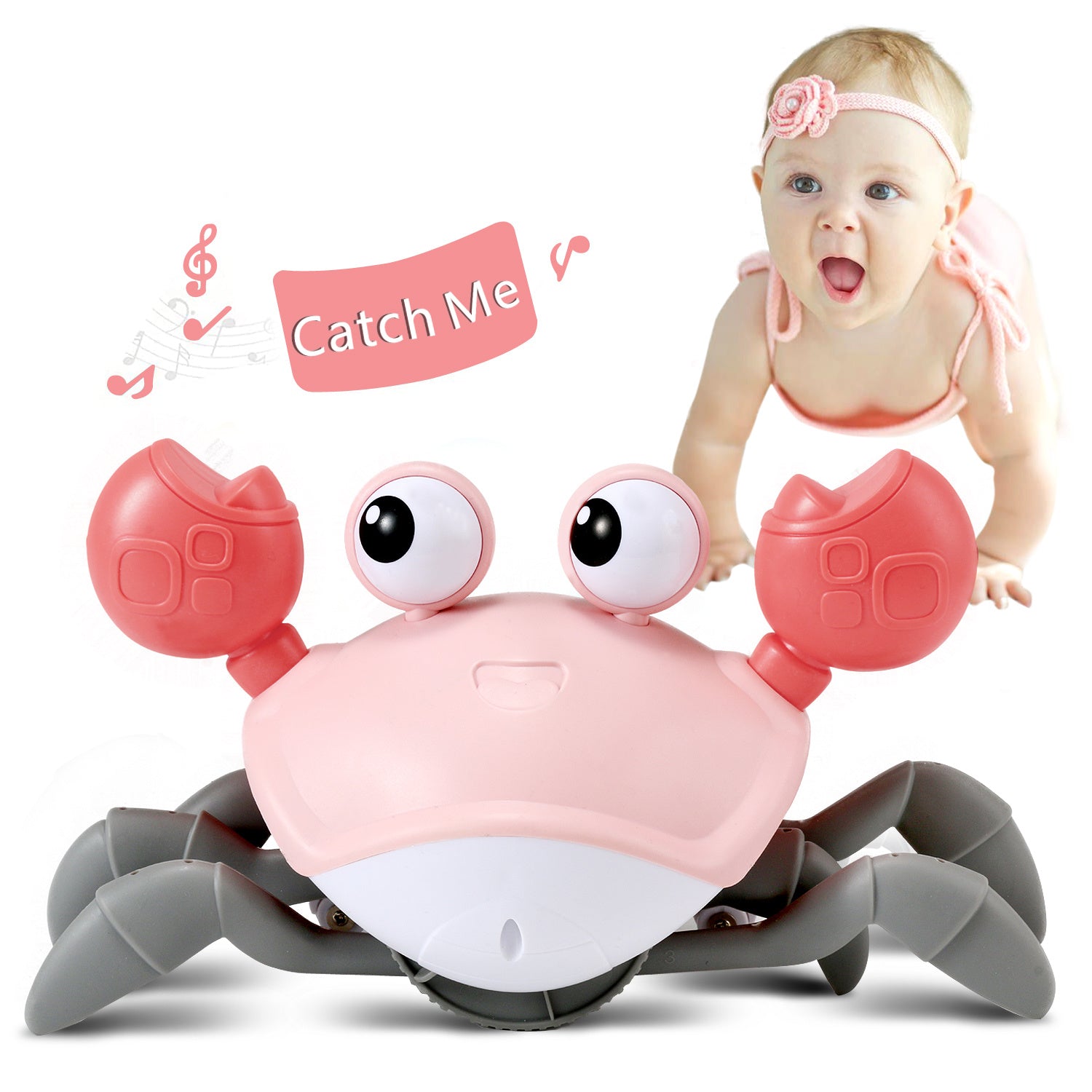 Crawling Crab Toy - Crawly Crabby Tummy Time Toys - Mountain Lakes Mall