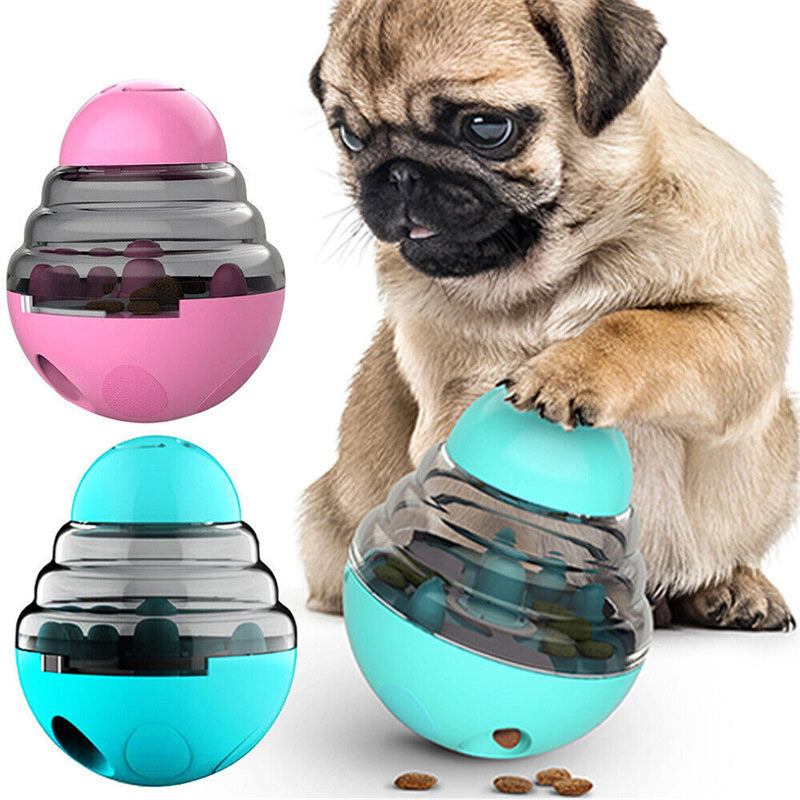 Dog Toys Food Ball Food Dispenser Training Balls Interactive Puppy Cat Slow Feed Pet Tumbler Toy Dogs Puzzle Toys Pet Supplies - Mountain Lakes Mall