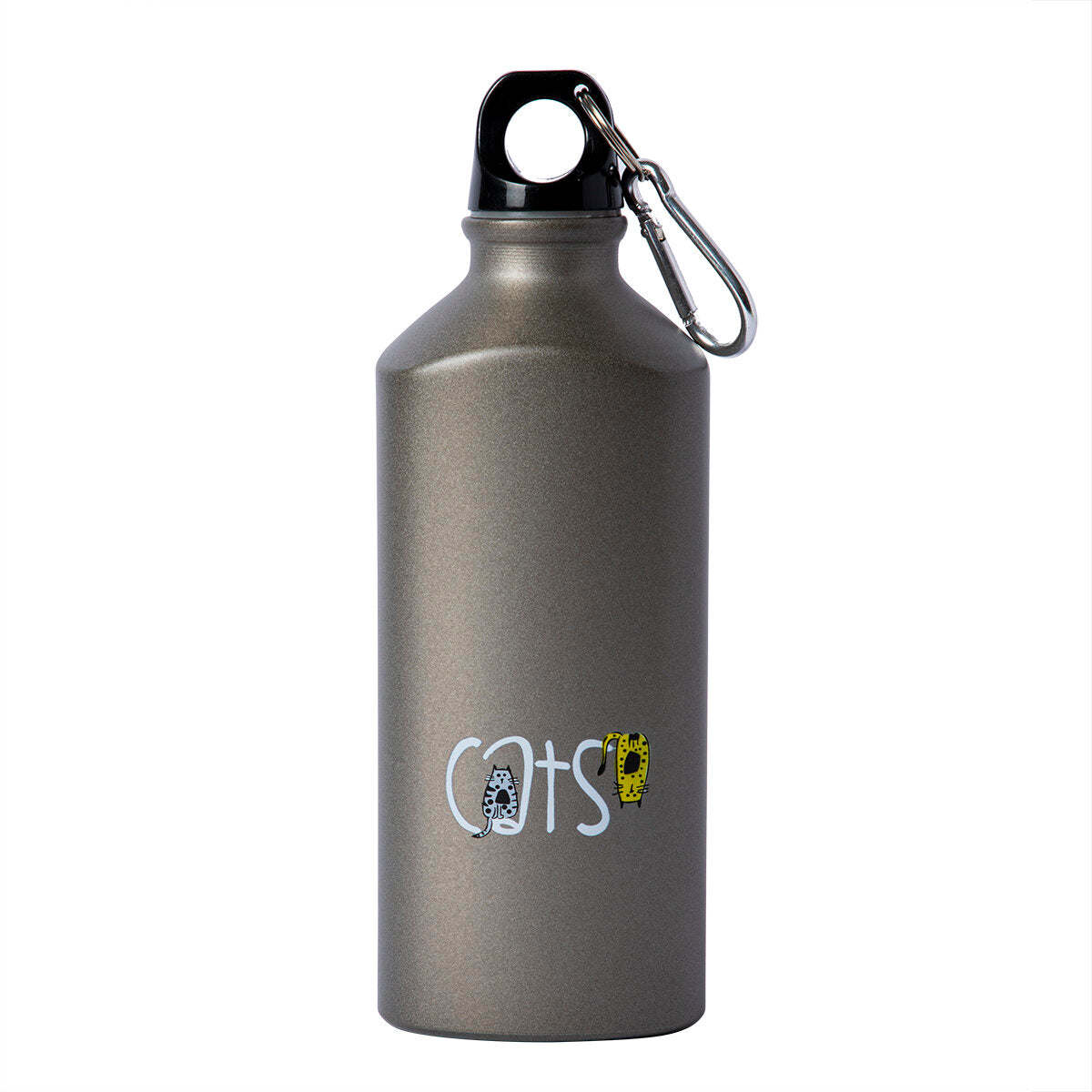 Biggdesign Cats Aluminum Water Bottle, 600 ml - Mountain Lakes Mall