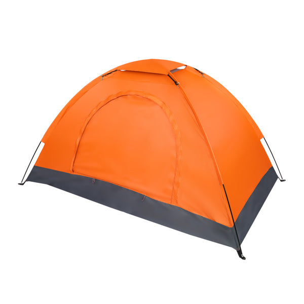 1-Person Waterproof Camping Dome Tent Automatic Pop Up Quick Shelter Outdoor Hiking Orange - Mountain Lakes Mall