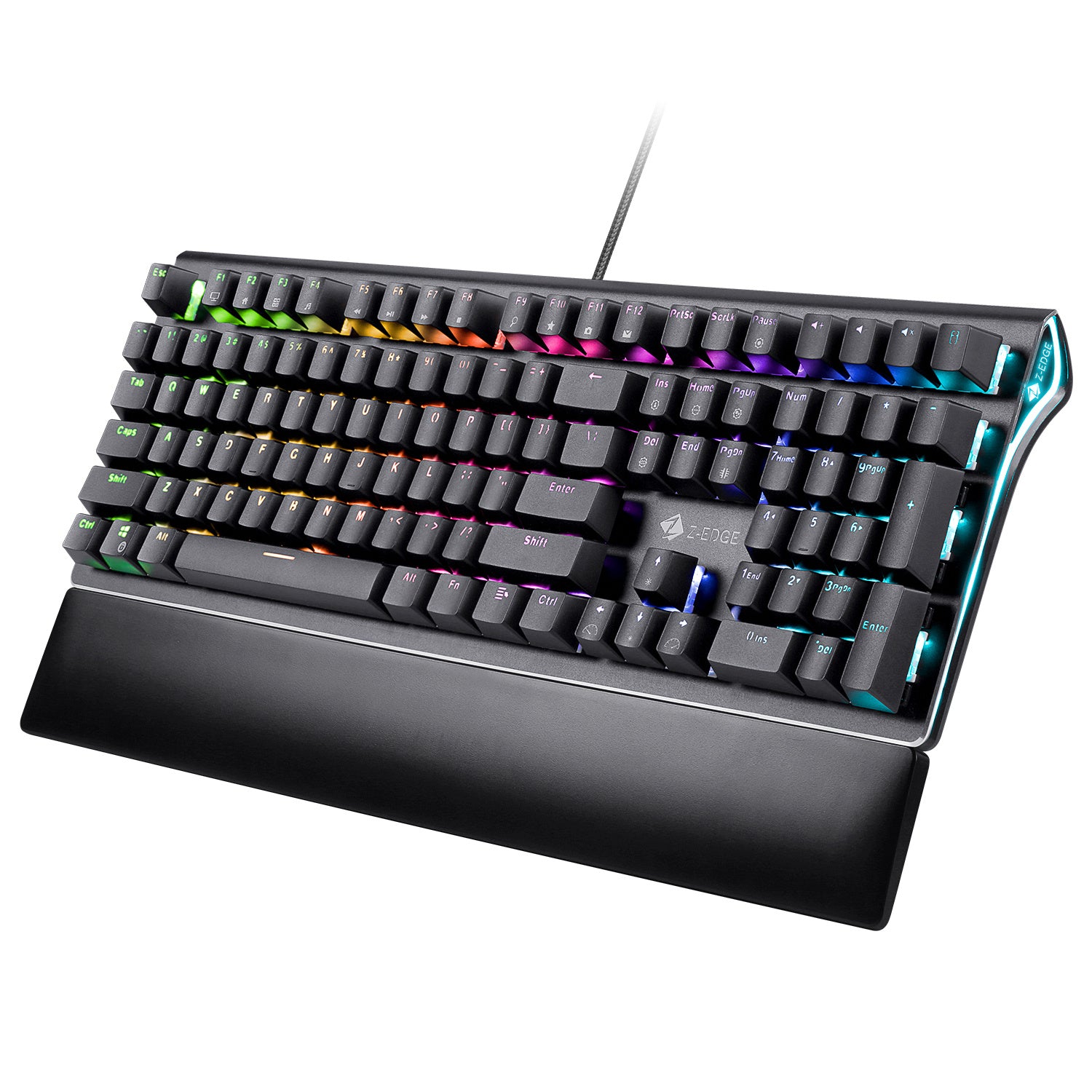 Z-EDGE UK108 108 Keys RGB Optical Mechanical Gaming Keyboard - Mountain Lakes Mall