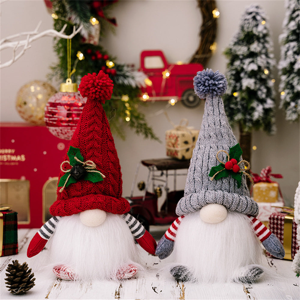 Illuminated Christmas Gnomes Indoor Decorative Figures with LED