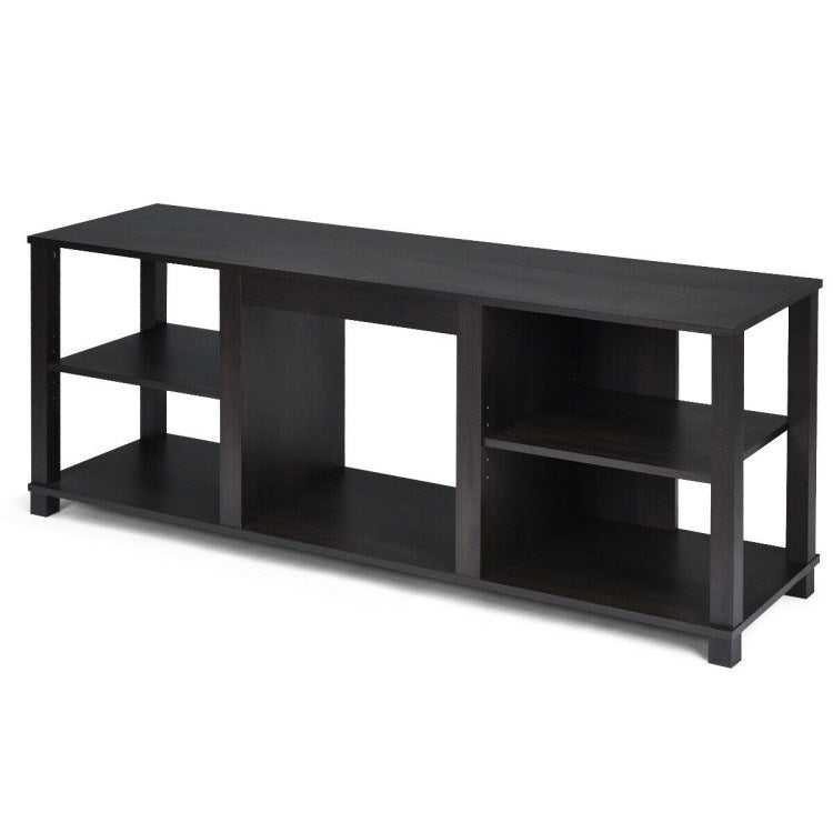 2-Tier TV Storage Cabinet Console with Adjustable Shelves - Mountain Lakes Mall