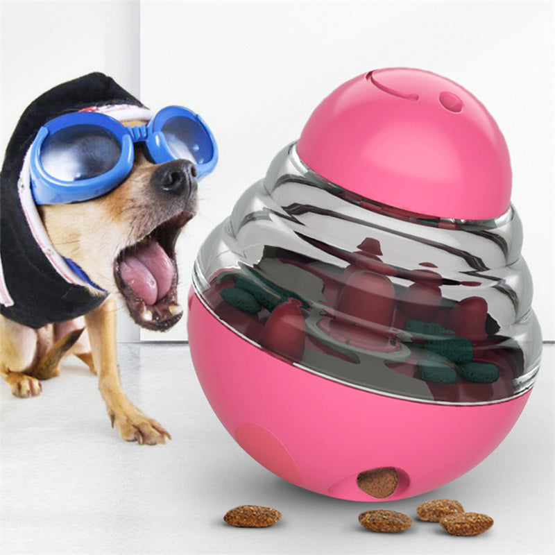 Dog Toys Food Ball Food Dispenser Training Balls Interactive Puppy Cat Slow Feed Pet Tumbler Toy Dogs Puzzle Toys Pet Supplies - Mountain Lakes Mall