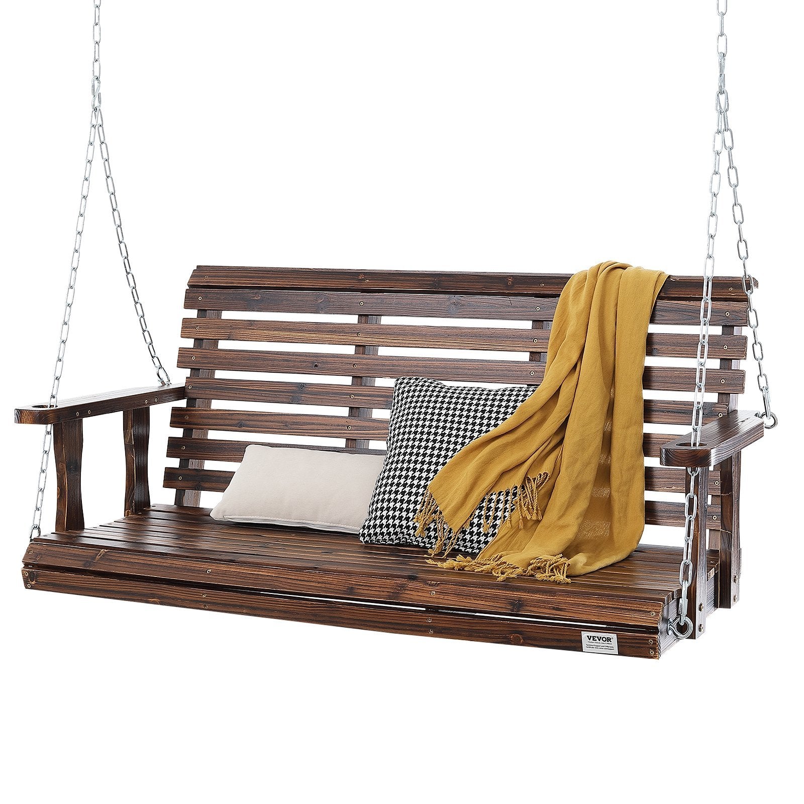 VEVOR Wooden Porch Swing 4.5 ft - Mountain Lakes Mall