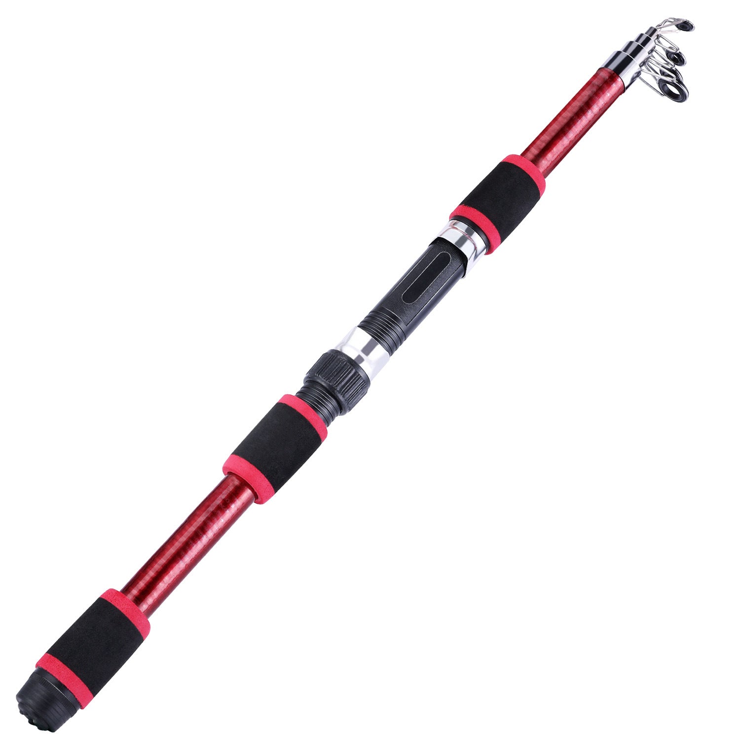 Sougayilang Travel Telescopic Fishing Rod Glass Fiber Fishing Pole - Mountain Lakes Mall