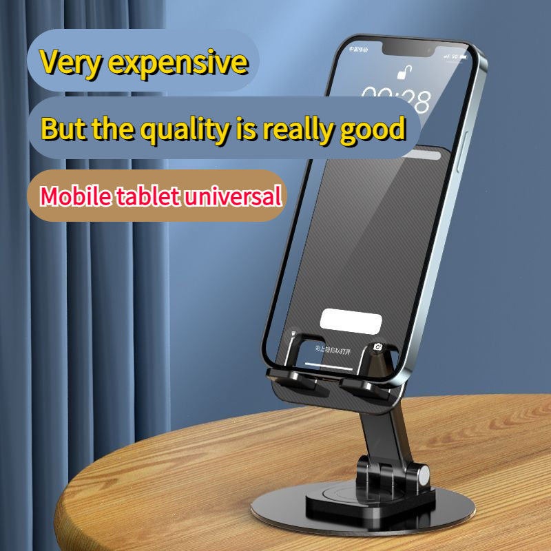 Foldable Cell Phone Stand, C4 Portable Aluminum Phone Holder, Adjustable Phone Dock Cradle Compatible With IPhone 14,13,12,11 Pro Max, Samsung Galaxy, Small Tablets And Other Phones - Mountain Lakes Mall