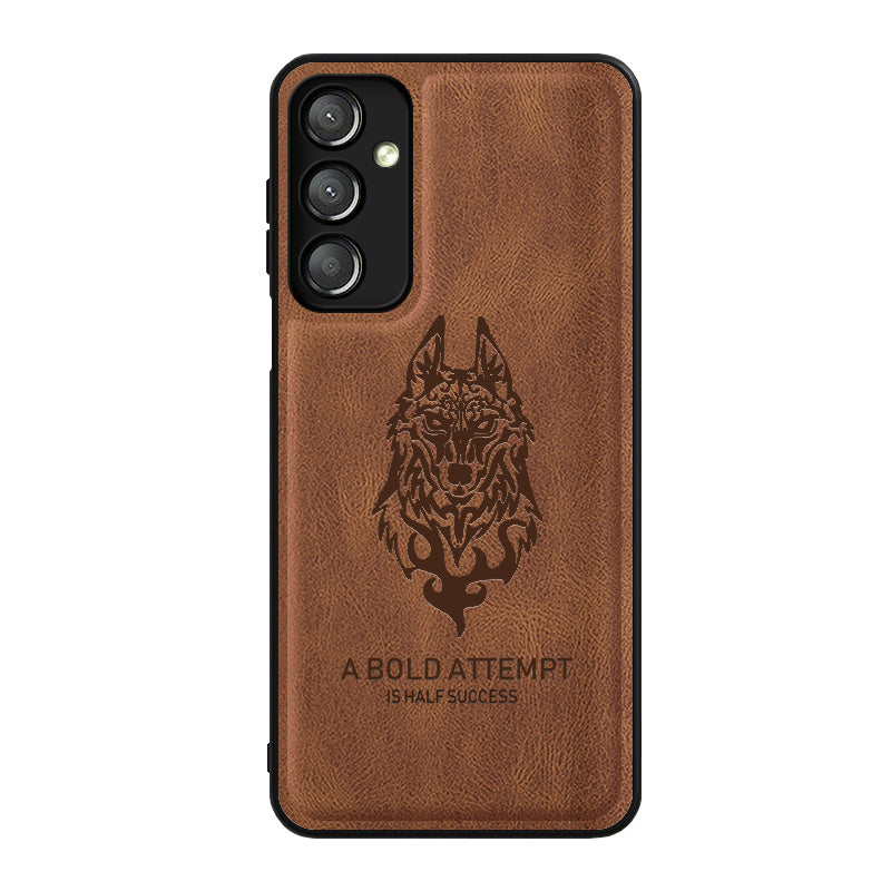 Case for Samsung Galaxy A24 4G Phone Case Soft TPU Samsung Galaxy A24 4G Phone Case(Samsung Galaxy A24 4G-tiepi-wolf-hei) - Mountain Lakes Mall