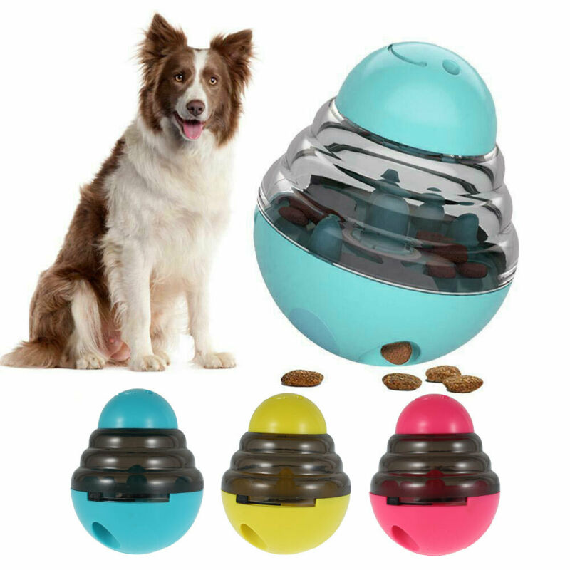 Dog Toys Food Ball Food Dispenser Training Balls Interactive Puppy Cat Slow Feed Pet Tumbler Toy Dogs Puzzle Toys Pet Supplies - Mountain Lakes Mall