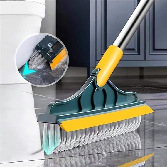 Bathroom Long Handle Floor Gap Wiper No Dead Corner Hard Bristle Floor Cleaning Ceramic Tile Brush - Mountain Lakes Mall