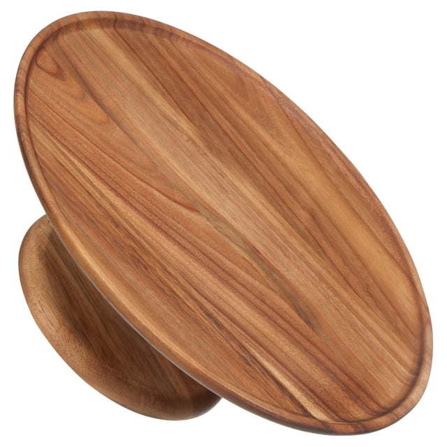 Better Homes & Gardens Acacia Wood Round Cake Stand - Mountain Lakes Mall