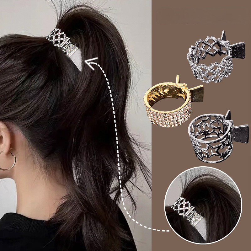 High Ponytail Grab Clip Anti-sagging Fixed Artifact Ponytail Buckle Hairpin Female Shark Hair Claws - Mountain Lakes Mall