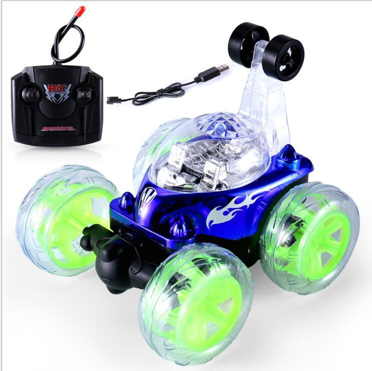 Mini Tumbling Stunt Car Remote Control Dump Off Road Light car Drift racing - Mountain Lakes Mall