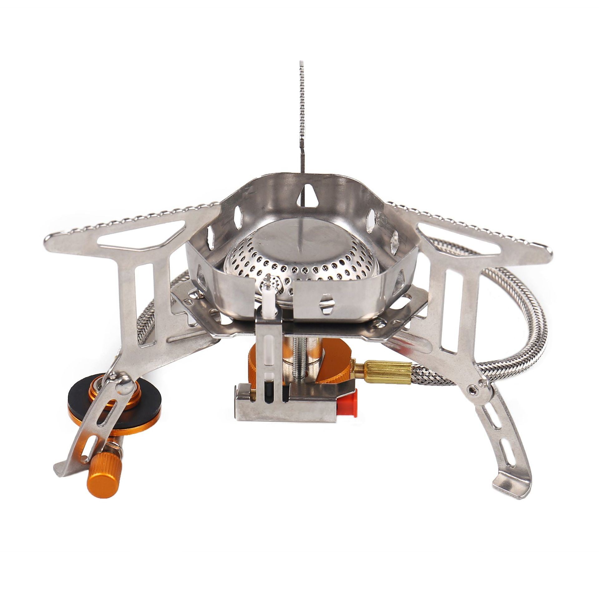 Outdoor Camping Stove Mini Stove All-in-one With Electronic Ignition Portable Picnic Stove - Mountain Lakes Mall