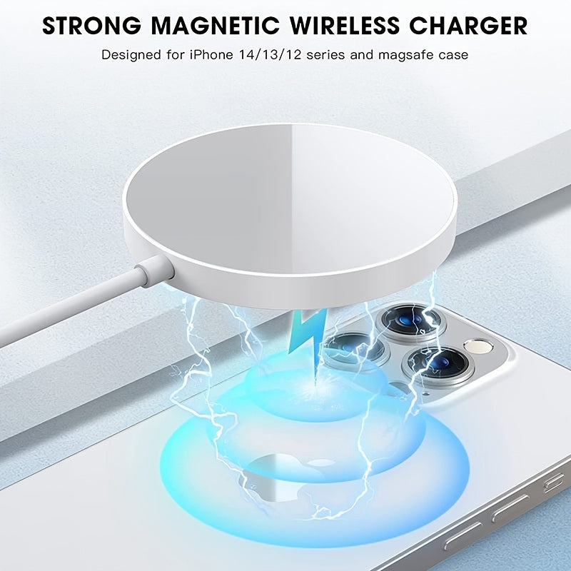 15W Magnetic Wireless Charger With USB-C - Mountain Lakes Mall