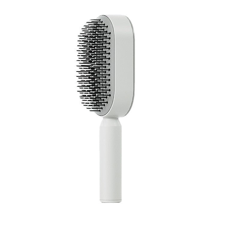 Self Cleaning Hair Brush For Women Massage Scalp Promote Blood Circulation Anti Hair Loss - Mountain Lakes Mall