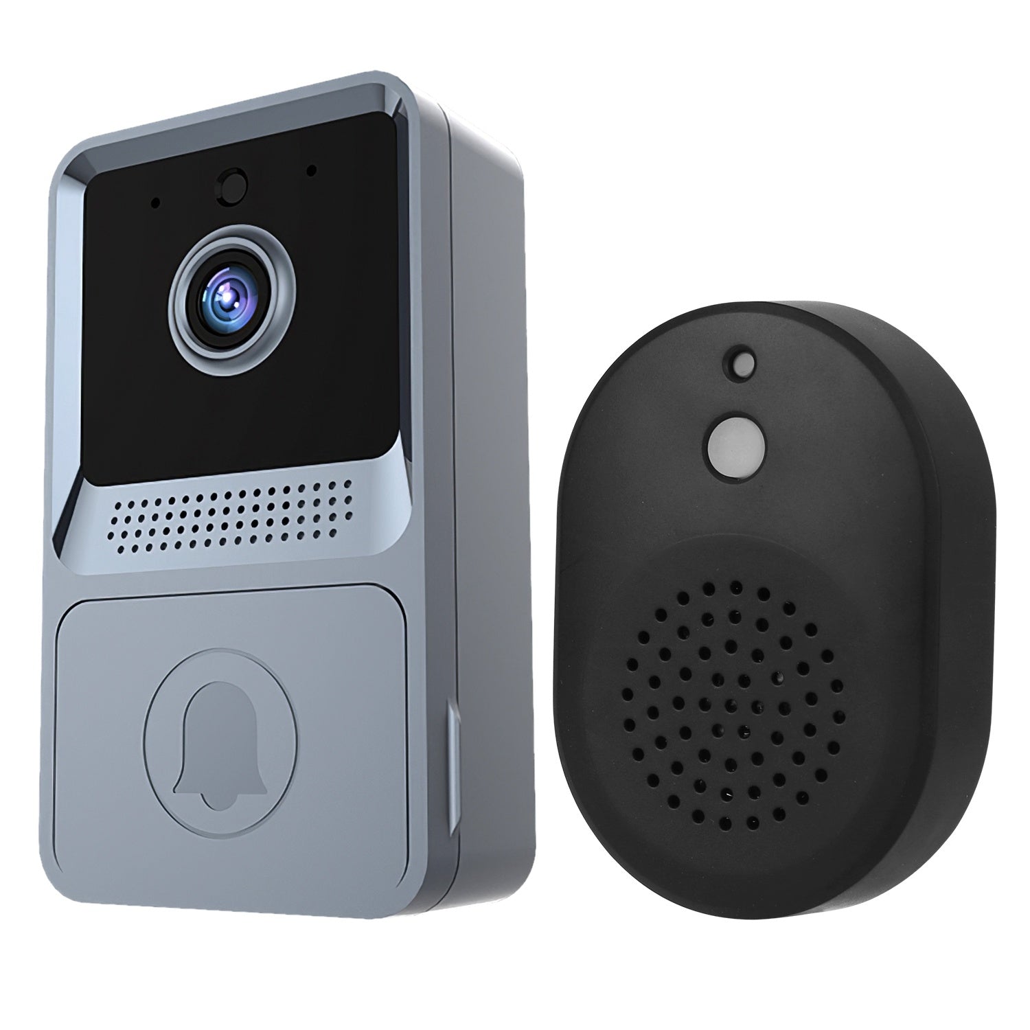 Smart Wireless WiFi Doorbell Security 2 Way Intercom Visual Bell Chime Night Vision Camera Door Bell - Mountain Lakes Mall