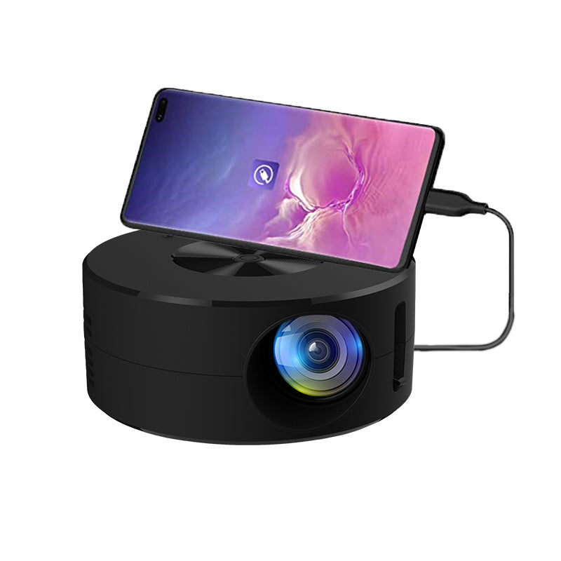 Mini Projector YT200 Portable Video Beamer Home Theater 1080P Supported USB Sync Screen Smartphone Children Projectors - Mountain Lakes Mall