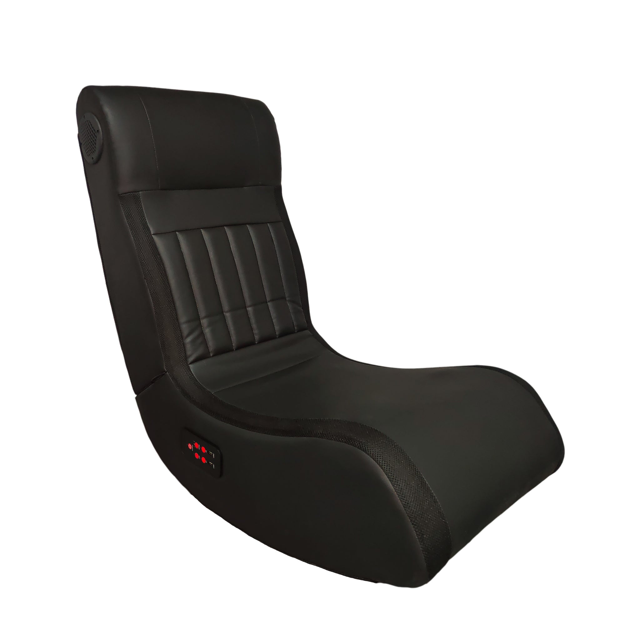 Foldable Gaming Chair With Onboard Speakers, LED Strip Lighting, Bluetooth Music Speakers, Vibration Massage, USB Charging Port - Mountain Lakes Mall