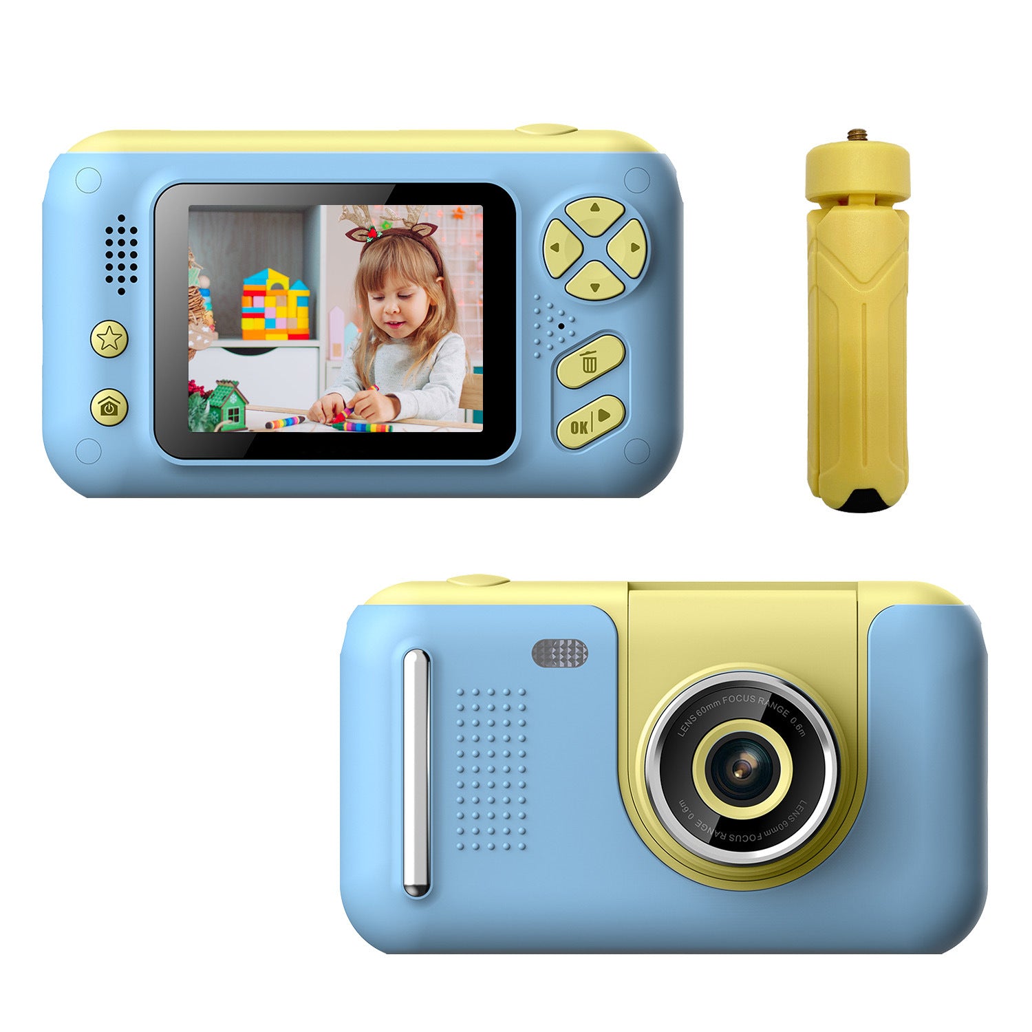 Kids Digital Camera with Flip Lens Children Video Camcorder - Mountain Lakes Mall