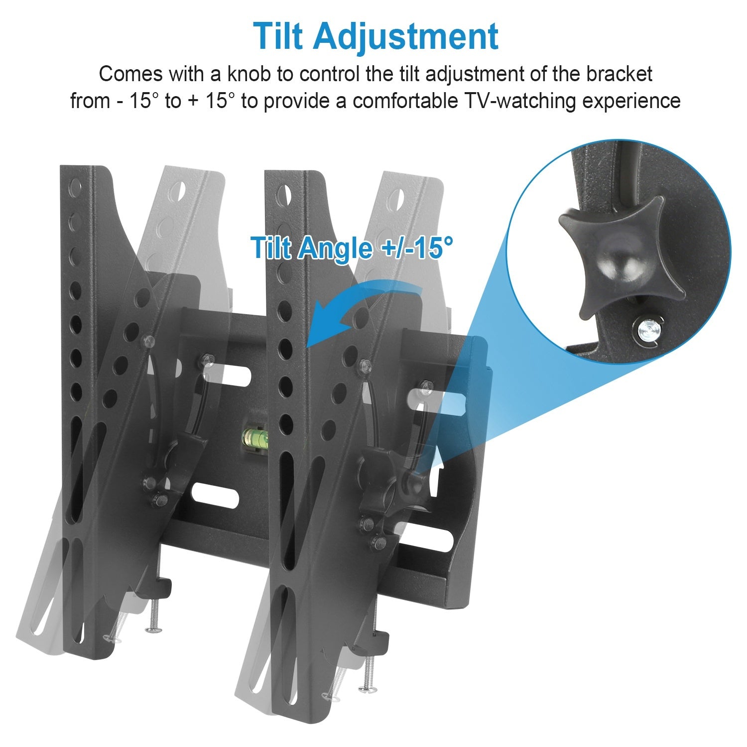 TV Wall Mount Bracket Tilt for 23"-42" LED/LCD/PLASMA Flat TV VESA 200x200mm - Mountain Lakes Mall