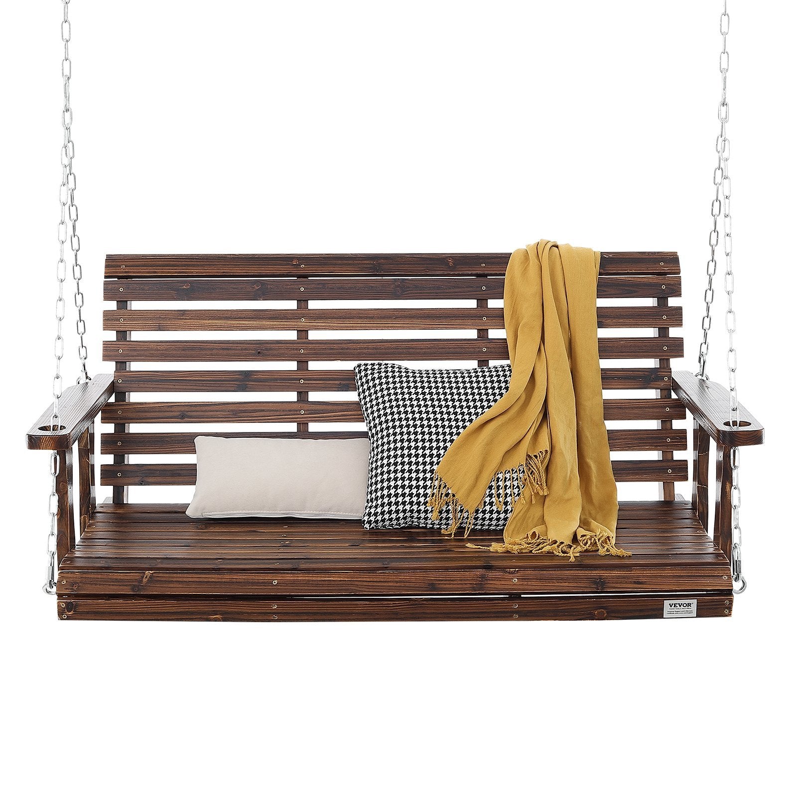 VEVOR Wooden Porch Swing 4.5 ft - Mountain Lakes Mall