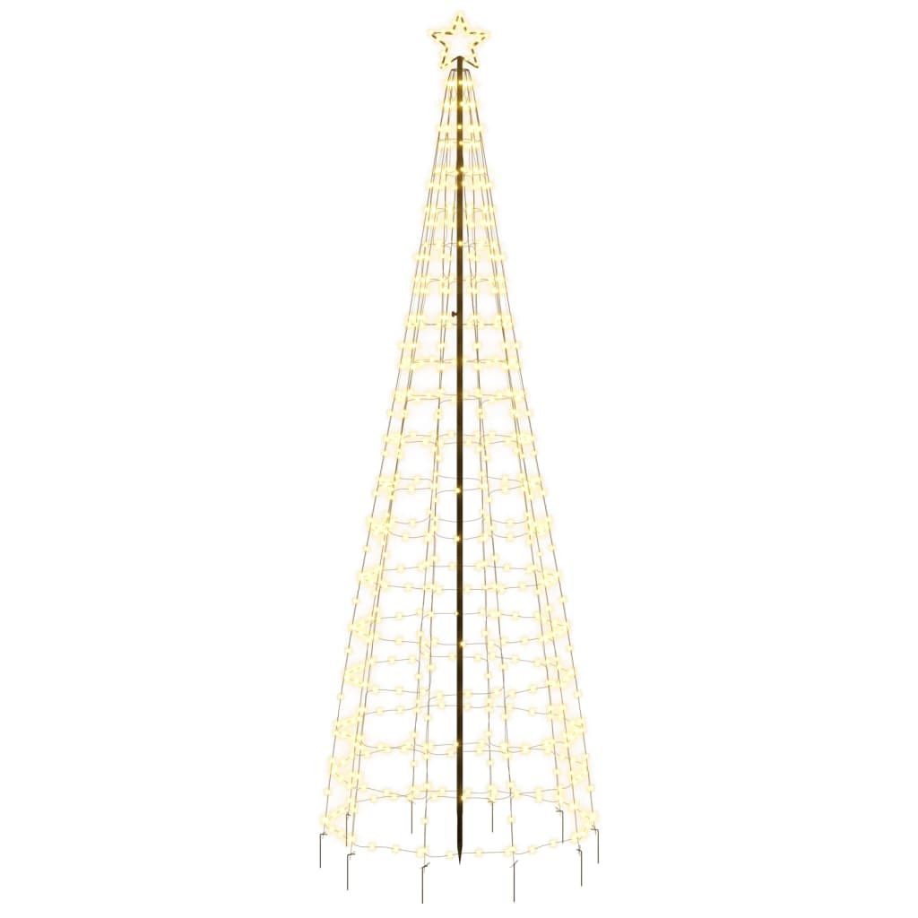 Christmas Tree Light with Spikes 570 LEDs Warm White 118.1"