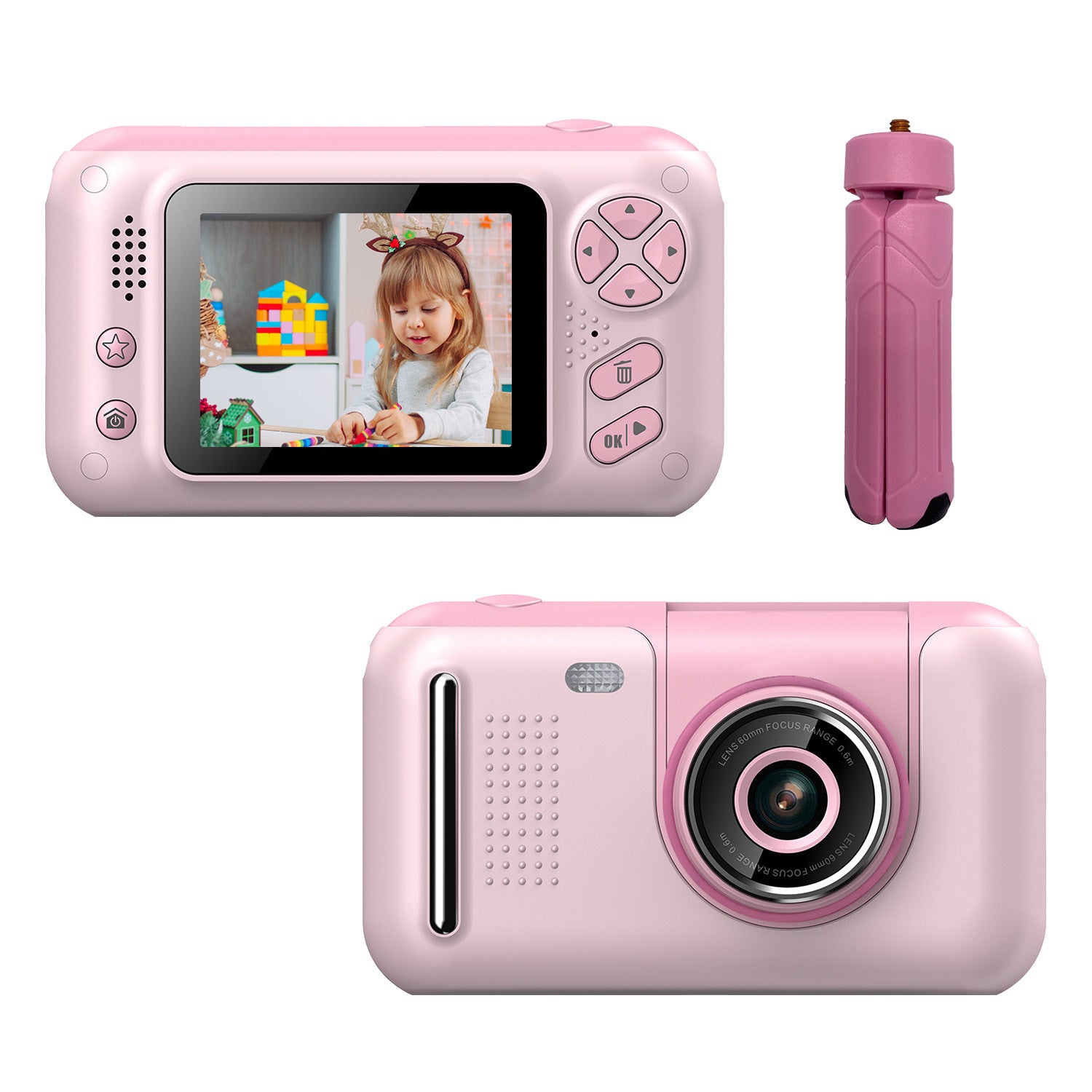 Kids Digital Camera with Flip Lens Children Video Camcorder - Mountain Lakes Mall