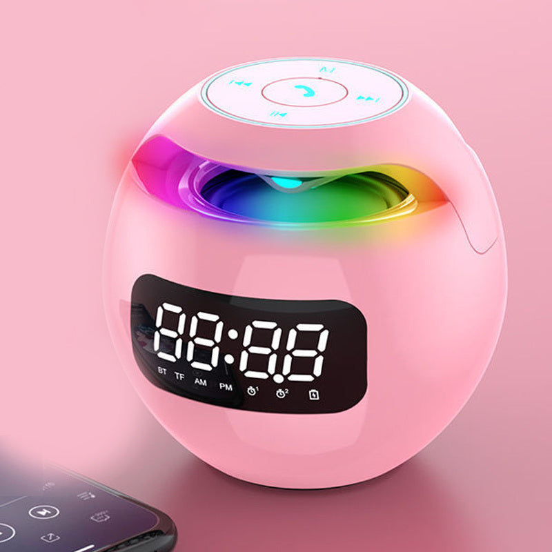 Wireless Portable Speaker With Clock Alarm & Human Body Induction - Mountain Lakes Mall