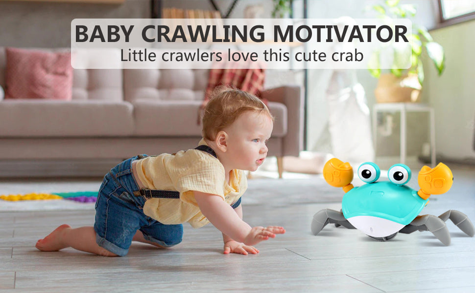 Crawling Crab Toy - Crawly Crabby Tummy Time Toys - Mountain Lakes Mall