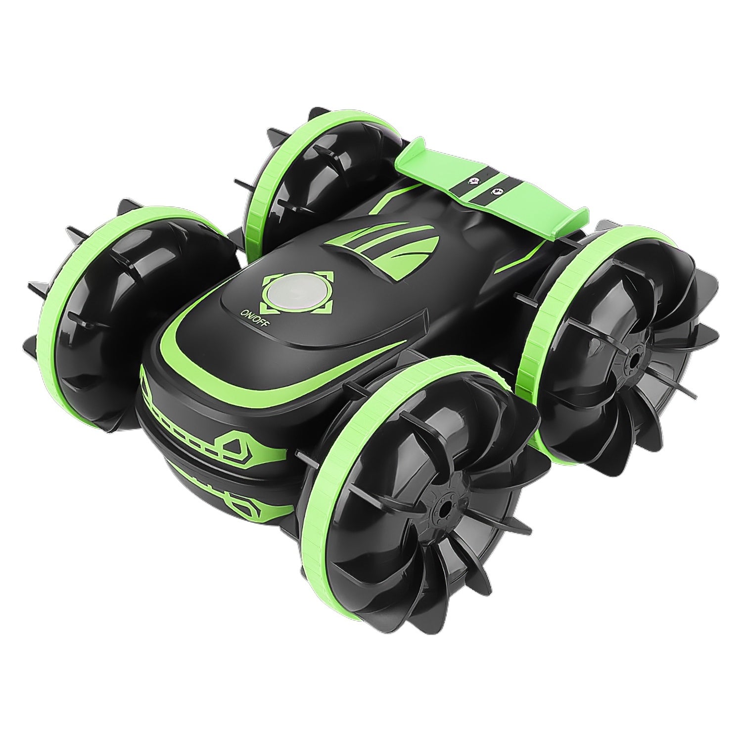 2 In 1Amphibious RC Car Toy 2.4GHz 4WD Double Sided 360° Rotating Waterproof RC Stunt Car - Mountain Lakes Mall