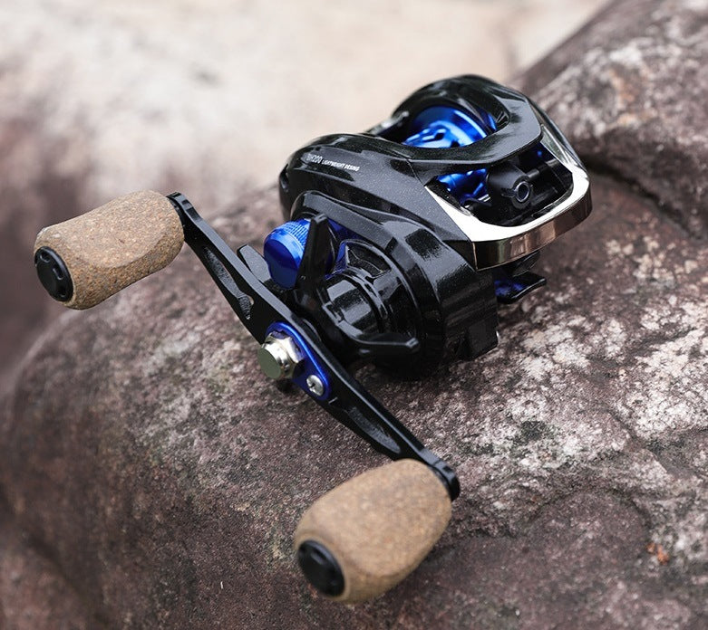 Left Handed Fishing Reel with Spool Carbon Fiber Drag - Mountain Lakes Mall