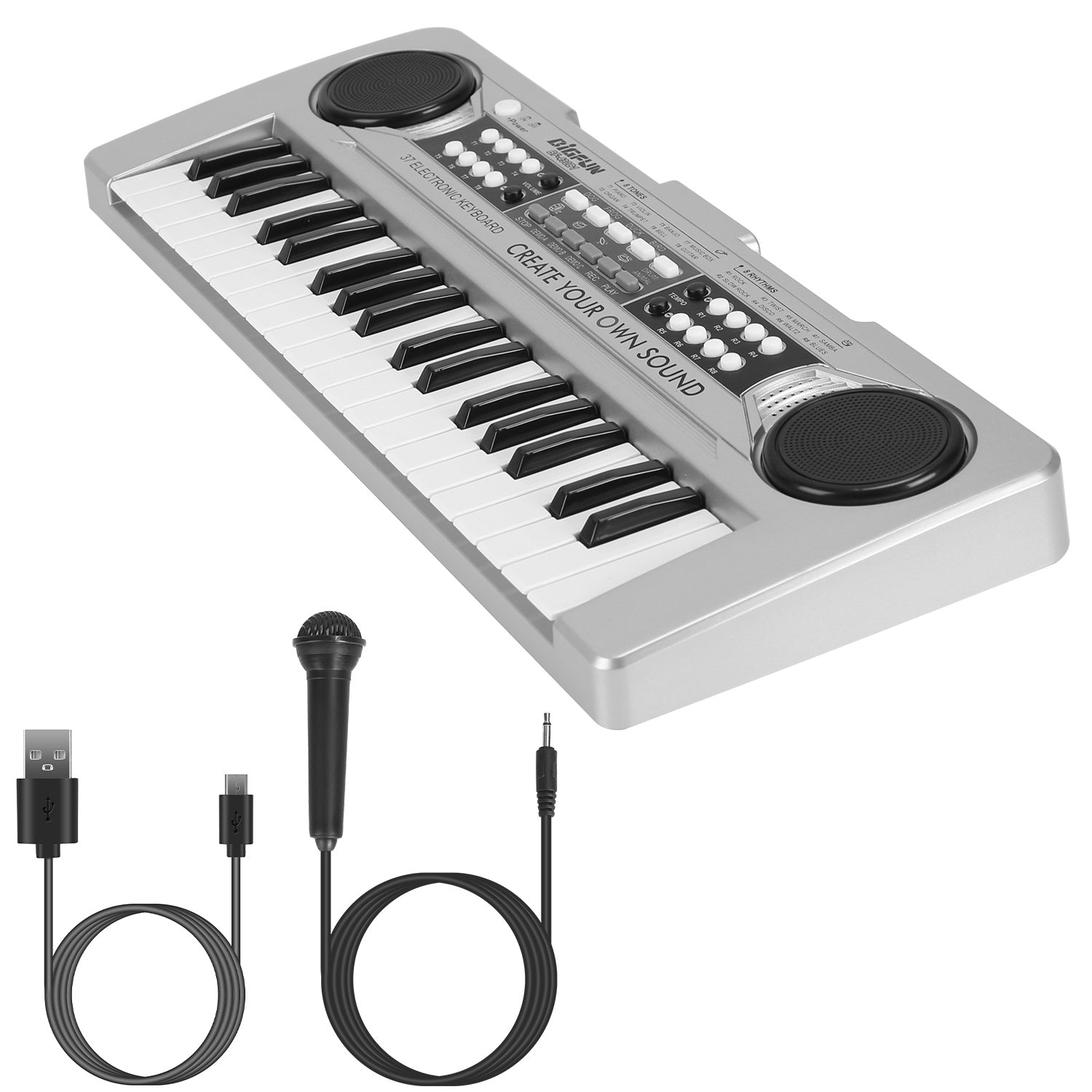 37 Keys Digital Music Electronic Keyboard Electric Piano Musical Instrument Kids Learning - Mountain Lakes Mall