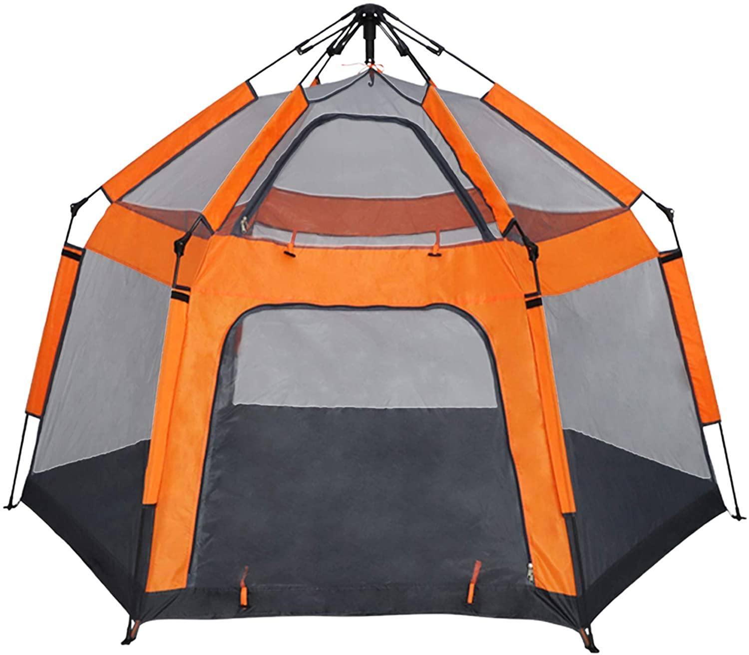 3-4 Person Camping Instant Pop-up Tent, Sun Shelter Waterproof Double Layer 4 Seasons Lightweight Tent - Mountain Lakes Mall