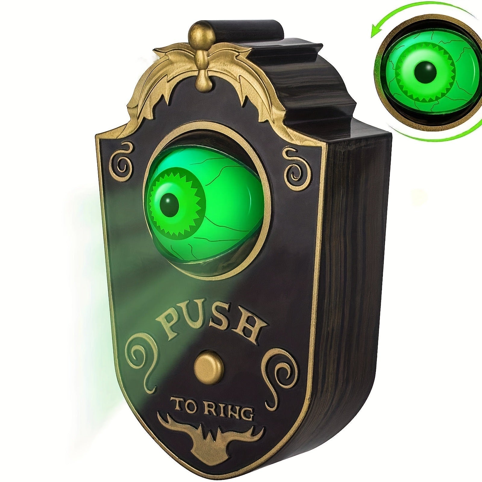 Halloween Decoration, Ghost Doorbell Animated Eyeball Halloween Decoration With Spooky Sounds - Mountain Lakes Mall