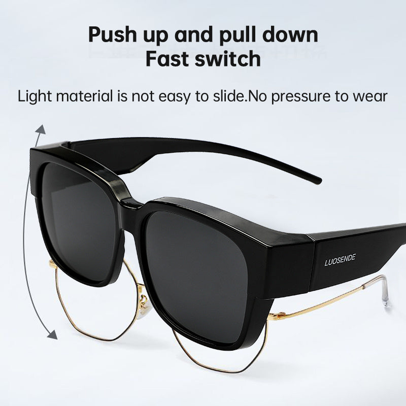 Fit Over Glasses Sunglasses For Men & Women Polarized Lens 100% UV Protection - Mountain Lakes Mall