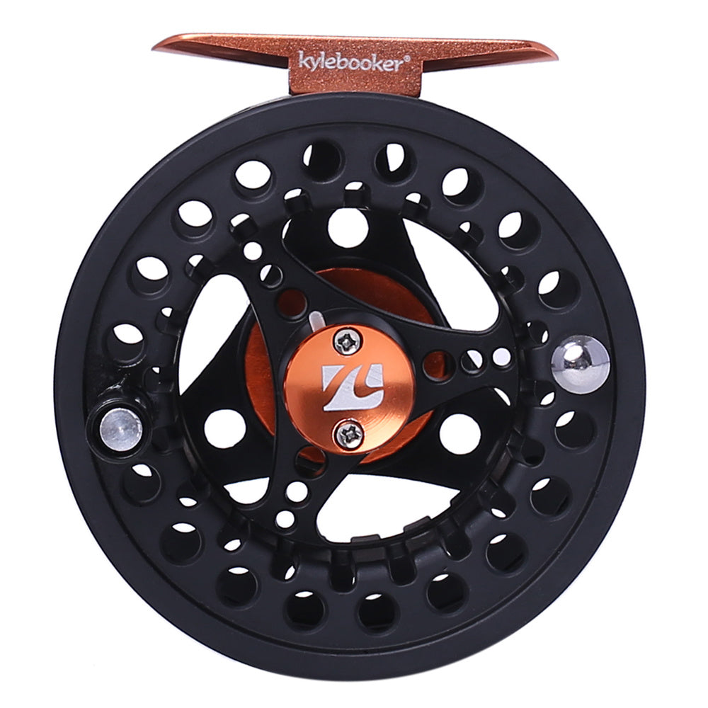 Kylebooker Fly Fishing Reel Large Arbor with Aluminum Body Fly Reel 3/4wt 5/6wt 7/8wt - Mountain Lakes Mall