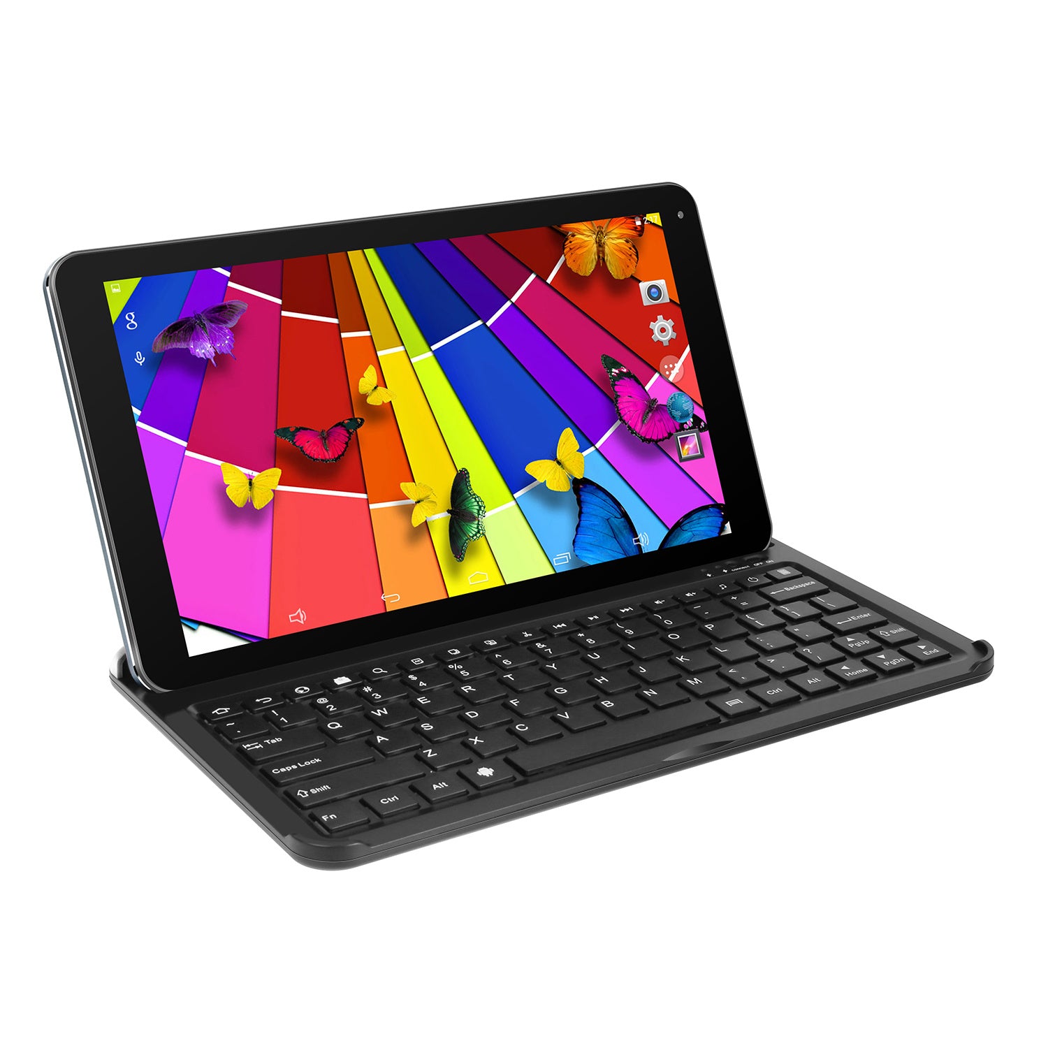 Ultra-portable Wireless Keyboard with Built-in Stand for KOCASO MX1080 and iNova EX1080 in Silver - Mountain Lakes Mall