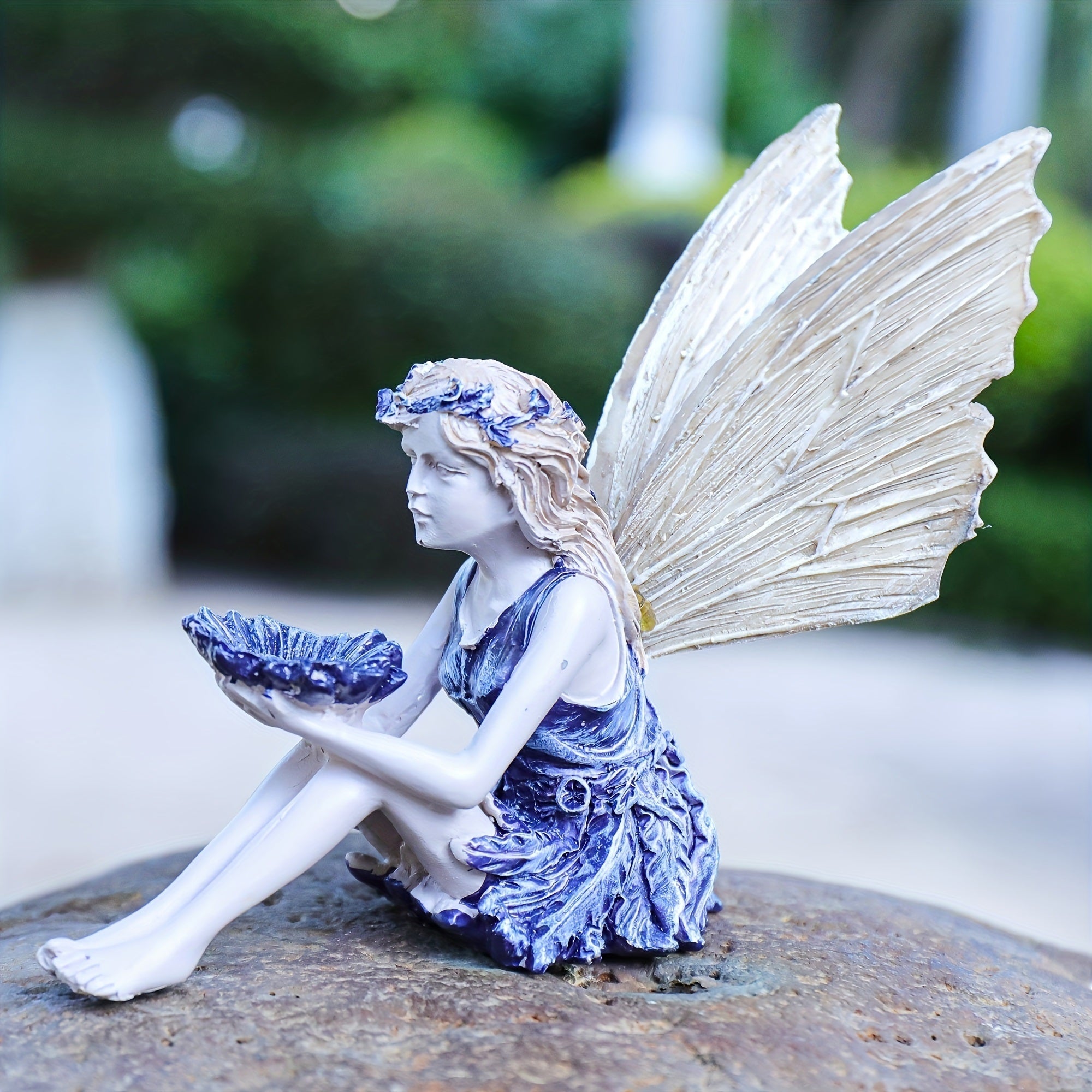 1pc Miniature Fairy Resin Statue, Resin Craft For Garden Yard - Mountain Lakes Mall