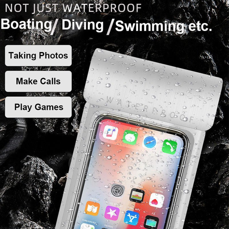 Waterproof Cell Phone Pouch; Universal Mobile Phone Dry Bag For Beach Pool Fishing Hiking - Mountain Lakes Mall