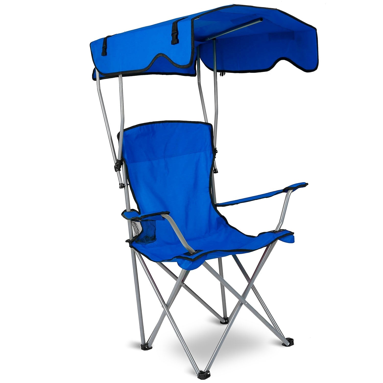 Foldable Beach Canopy Chair Sun Protection Camping Lawn Canopy Chair 330LBS Load Folding Seat - Mountain Lakes Mall