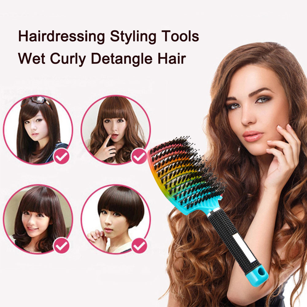 Hair Scalp Massage Comb Hairbrush Relief Stress Men Women Wet Curly Detangle Hair Brush For Salon Hairdressing Styling Hair Care