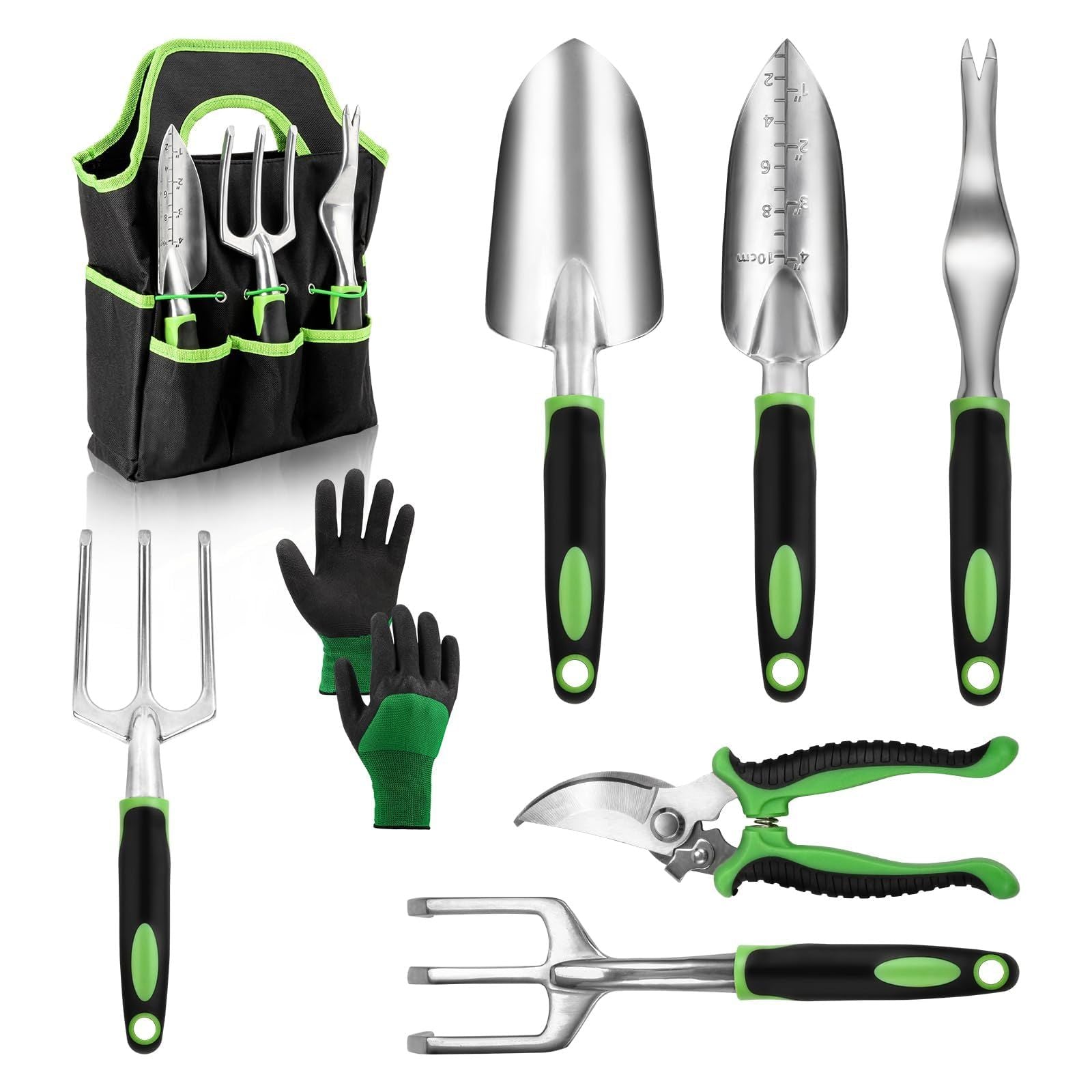 8 Piece Stainless Steel Gardening Tool Sets - Mountain Lakes Mall