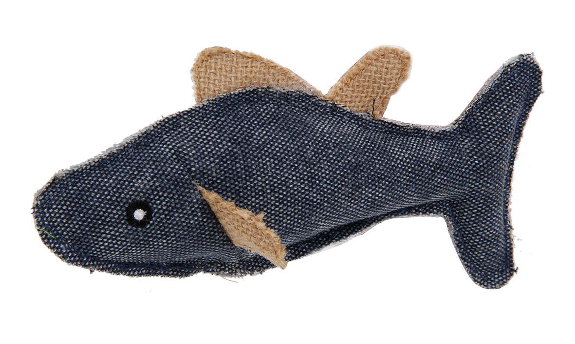 Pet Life Durable Fish Plush Kitty Catnip Cat Toy - Mountain Lakes Mall